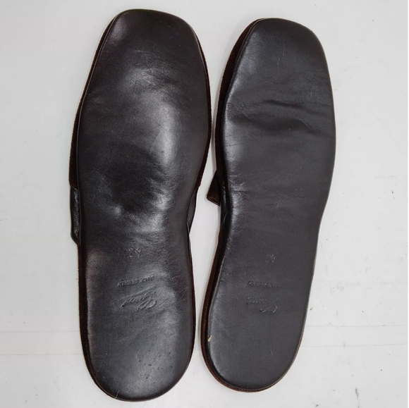 GUCCI SANDALS MEN BROWN̈ SUEDE/ CLUTCH CANVAS/SUEDE - Picture 4 of 9